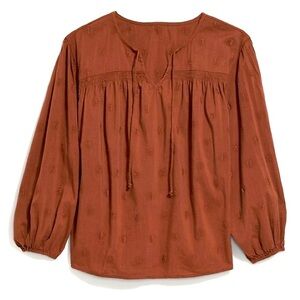 Old Navy Long Sleeves Embroidered Poet Blouse Size XS Boho Bohemian Autumn Fall